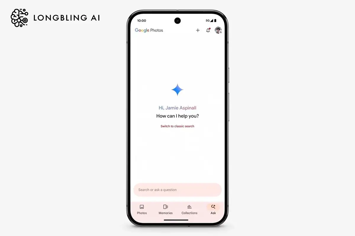 Giao diện của Ask Photos