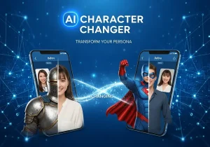 App AI thay đổi nhân vật